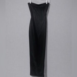 Naked wardrobe liquid suede tube maxi